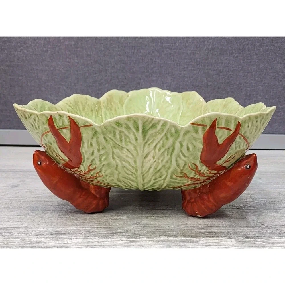 Lobster/Crawfish Cabbage‎ Leaf Lettuce Bowl & Salad Serving Utensils